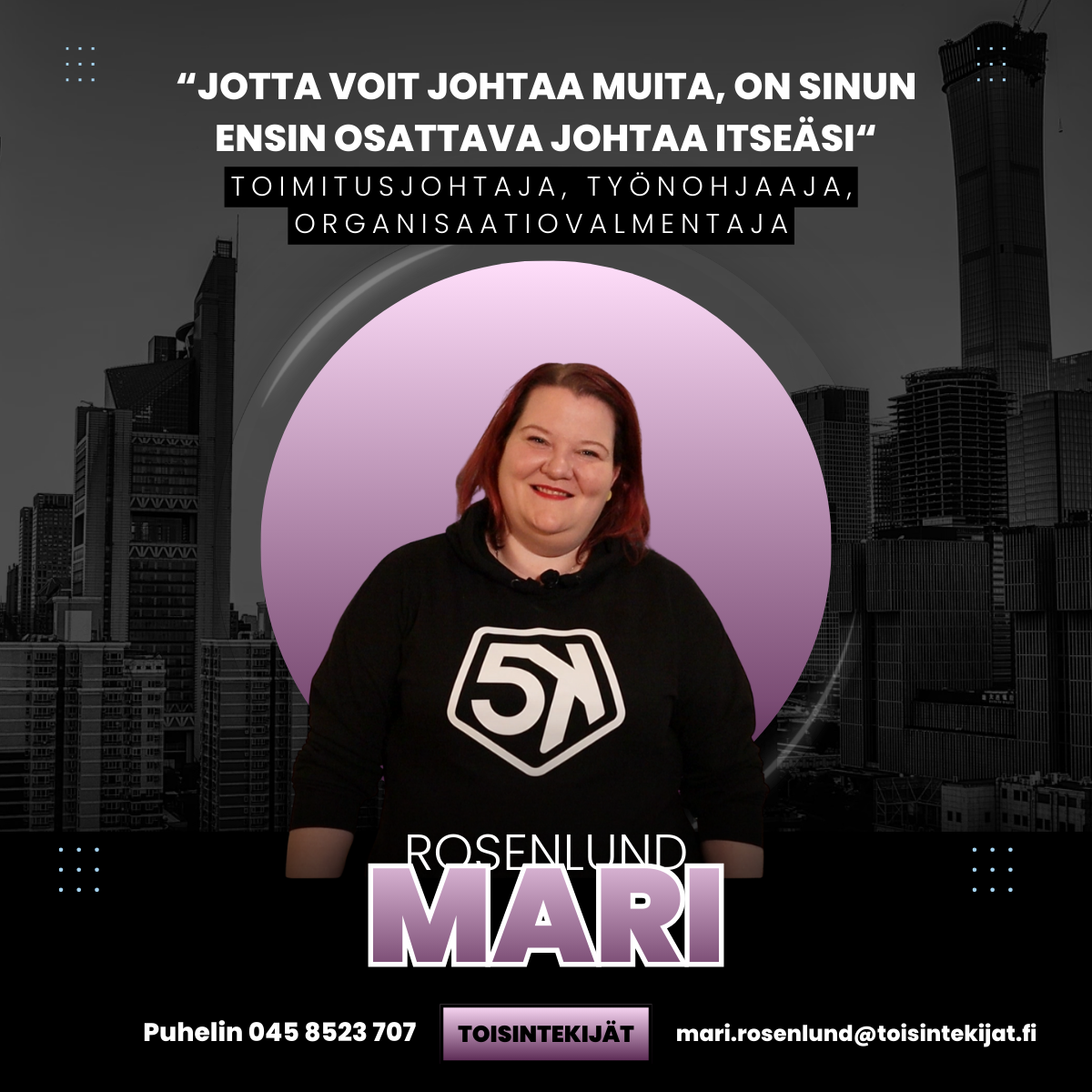 Mari Rosenlund Toisintekijät webinaarit 2026