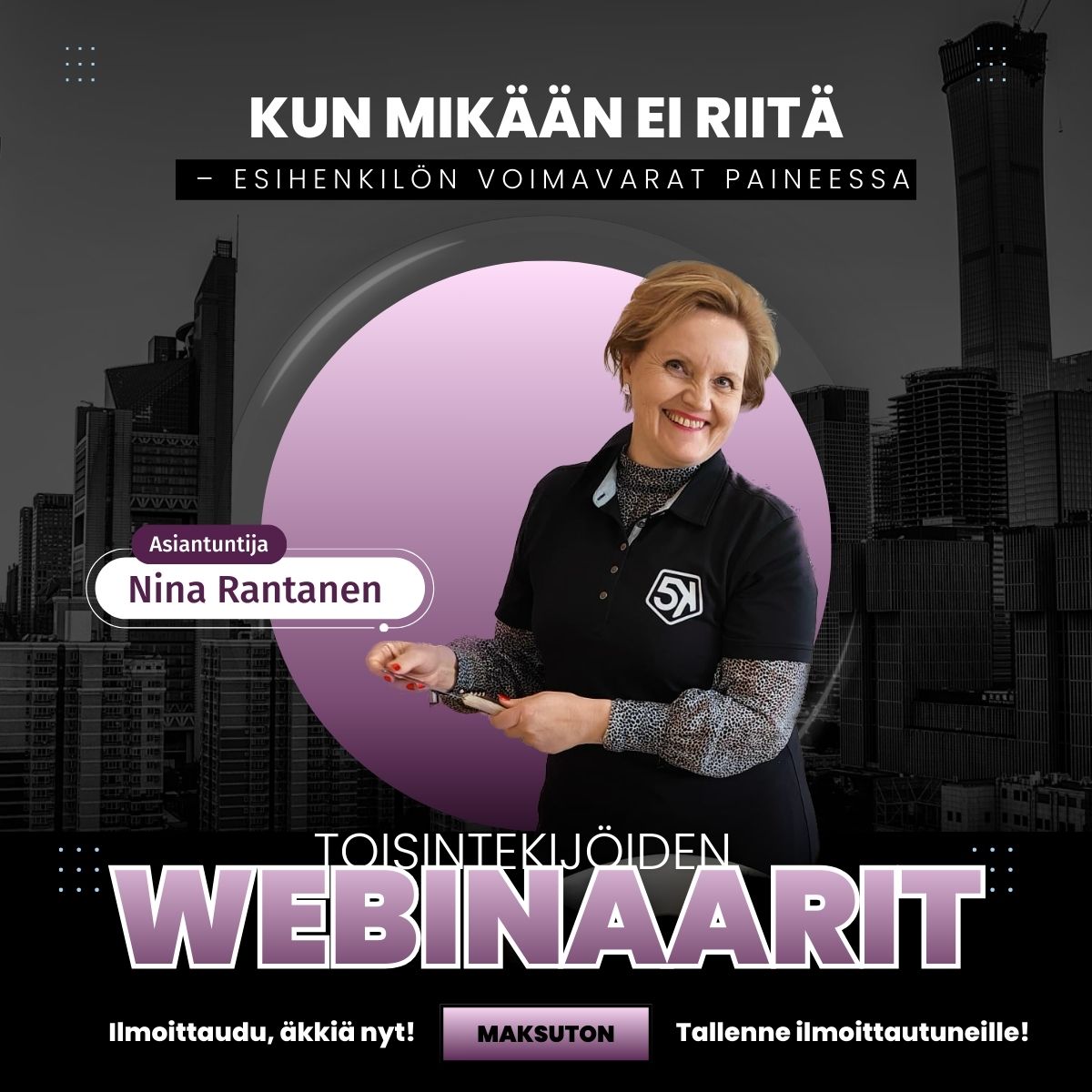 Kun mikään ei riitä – esihenkilön voimavarat paineessa