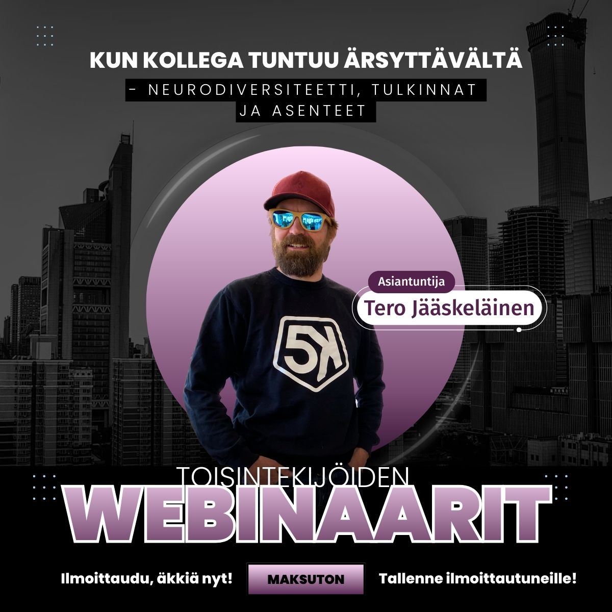 Kun kollega tuntuu ärsyttävältä – neurodiversiteetti, tulkinnat ja asenteet